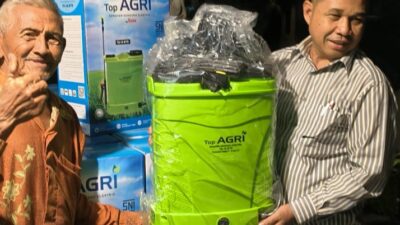 Distribusi Tangki Semprot, Langkah Konkret Ketua DPRD Kutim Tingkatkan Ketahanan Pangan