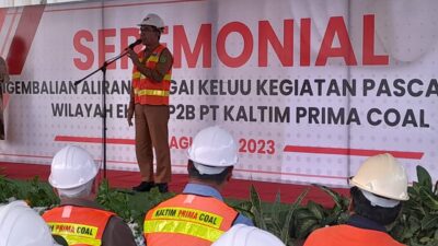 Bupati Apresiasi Pengembalian Fungsi Aliran Sungai Kelu Oleh PT KPC: Terima Kasih Atas Komitmennya