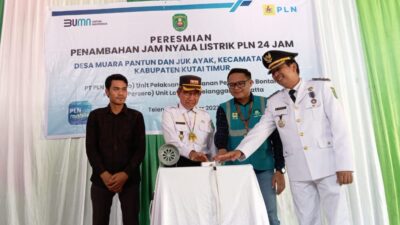 Desa Muara Pantun dan Juk Ayak Kini Nikmati Aliran Listrik 24 Jam