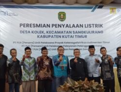 Pemkab Kutim Gencar Tingkatkan Layanan Listrik 24 Jam, Kini Desa Kolek Dapat Jatah