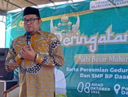 Hadiri Maulid Ponpes Daarussholah, Wabup Kutim Janji Bakal Salurkan Dana Untuk Sarana Ibadah