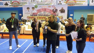 Buka Turnamen PBVSI Kutim Cup III, Kasmidi: Atlet Bisa Harumkan Nama Baik Daerah