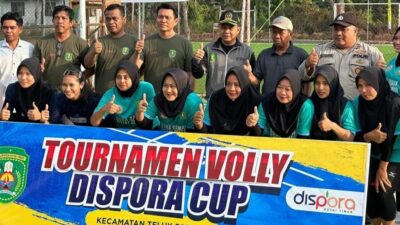 Turnamen Bola Voli Dispora Cup 2023 Resmi Dibuka Ketua DPRD