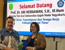 Disnakertrans Kutim Hadirkan Tim Dari UGM Bahas Perda Ketenagakerjaan