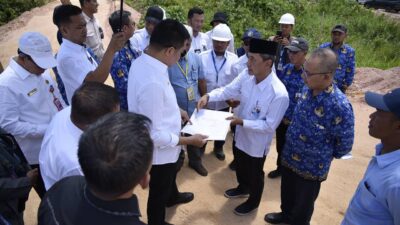 Walikota Samarinda Tinjau Lokasi Pembangunan IPA Perum Bumi Sempaja