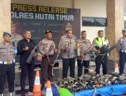 Patroli Ramadan, Polres Kutim Amankan 41 Pebalap Liar dan Puluhan Knalpot Brong