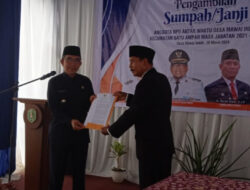 Bupati Kutai Timur Ardiansyah Lantik Anggota BPD PAW Desa Mawai Indah