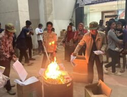 1.993 Lembar Surat Suara Lebih dan Rusak di Kutim Dimusnahkan KPU