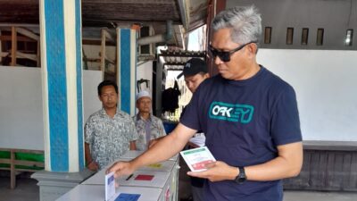 Pesan Setkab Kutim Usai Nyoblos di TPS 53: Apapun Hasilnya, Jaga Kondusifitas