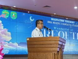 Di Perpisahan Siswa Kelas XII SMAN 2 Sangatta Utara, Bupati Kutim Titip Pesan: Beri Mereka Kesempatan Untuk Maju
