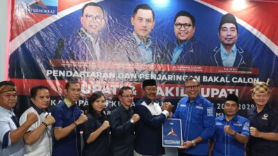 Ketua NasDem Kutim Daftar Sebagai Bakal Cabup-Cawabup di Partai Demokrat