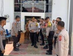 Polres Kutim Pantau Proses Rekapitulasi di 2 Kecamatan Kutim