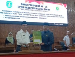 DPRD Kutim Kembali Gelar Paripurna Dua Raperda, Dengar Tanggapan Pemerintah Atas Pandangan Fraksi