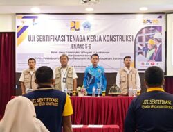 41 Peserta TKK Jenjang 5-6 Lulus Sertifikasi Oleh Dinas PUPR Bantaeng