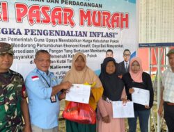 Operasi Pasar Murah di Kaliorang Oleh Disperindag Disebut Bisa Kendalikan Inflasi