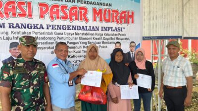 Operasi Pasar Murah di Kaliorang Oleh Disperindag Disebut Bisa Kendalikan Inflasi