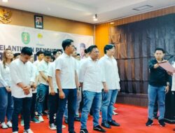 Di Pelantikan HIPMI Kutim, Bakri Hadi Titip Pesan Agar Pengurus Baru Jadi Teladan Pebisnis Bagi Generasi Muda
