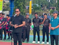 Wabup Kutim Buka Turnamen Bola Volly Camat Sangkulirang Cup II 2024