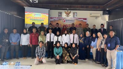 PKD di Kecamatan Sangatta Utara Dilantik, Bawaslu Kutim: Perkuat Koordinasi