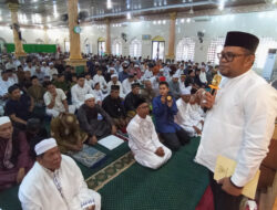 Wabup Kutai Timur Kasmidi Salat Id di Masjid At Taubah, Sampaikan Pesan Bupati