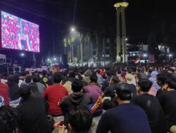 Bupati Kukar Realisasikan Permintaan Nobar di Videotron, Ribuan Warga Saksikan Kemenangan Timnas
