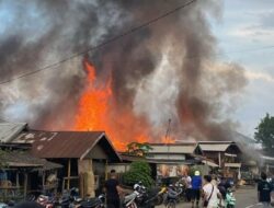 Disdamkartan Kukar Keliling Pemukiman Cegah Kebakaran