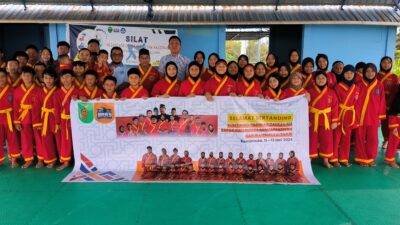 Dilepas Kadispora, Puluhan Pesilat Tapak Suci Kutim Ikuti Borneo Championship di Samarinda 