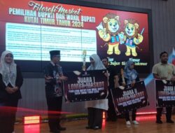 KPU Mulai Tahapan Pilkada Kutim 2024, Ditandai Peluncuran Maskot Singa