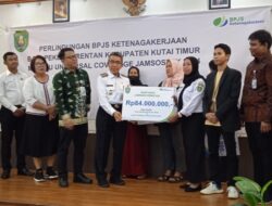 14.500 Pekerja Rentan di Kutim Resmi Dilindungi BPJS Ketenagakerjaan