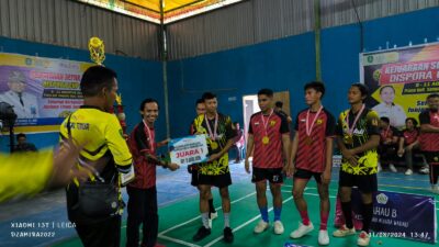 Kejuaraan Sepak Takraw Dispora Cup 2024 Kutai Timur Resmi Ditutup, Ini Daftar Juara Terima Hadiah