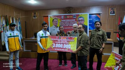 KONI Kutai Timur Serahkan Simbolis Uang Saku ke Perwakilan Kaltim di PON XXI Aceh-Sumut