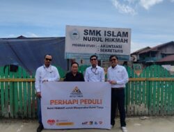Perhapi Kutim Salurkan Bantuan untuk SMK Nurul Hikmat yang Dilalap Api