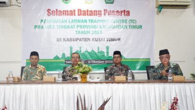 Pembukaan pelatihan Pra MTQ Tingkat Kaltim (Istimewa).