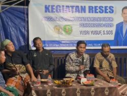 Reses di Desa Pulung Sari, Yusri Yusuf : Saatnya Wakil Rakyat Turun ke Masyarakat