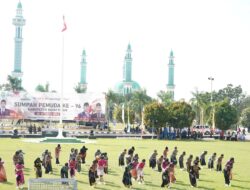 Tari Kalong Banua Semarakkan Hari Sumpah Pemuda ke-96 di Kutim