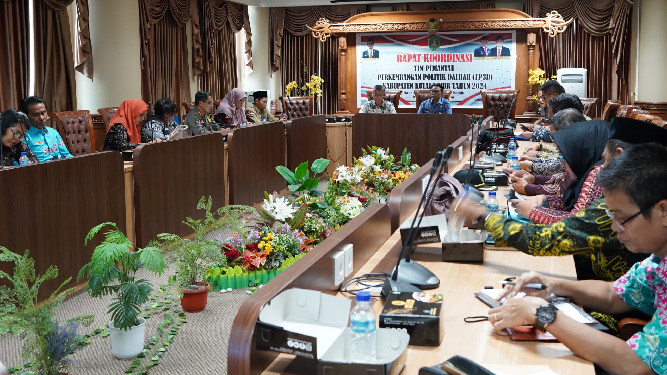 Pjs Bupati Kutai Timur saat Membuka Rapat Koordinasi TP3D Tahun 2024 (Istimewa)