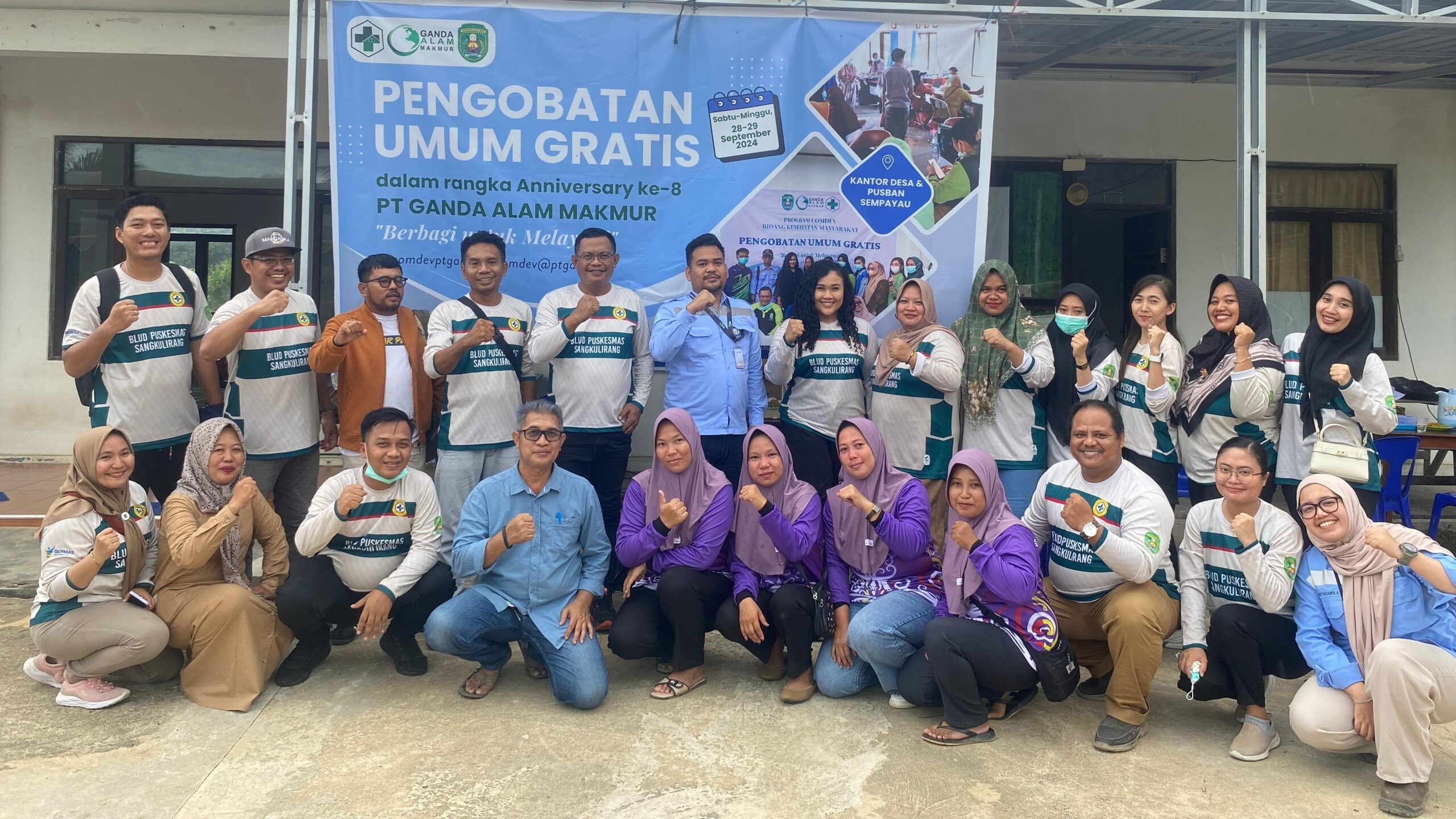 Kegiatan bakti sosial pemeriksaan kesehatan dan pengobatan gratis (Istimewa)