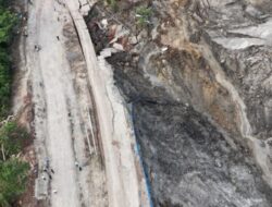 Longsor Kembali Terjadi di KM 16 Sanga-sanga Kukar