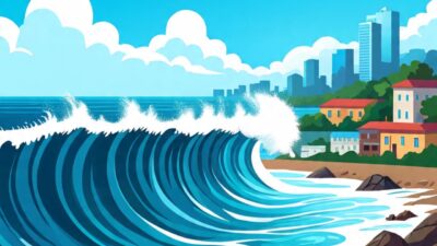 Ilustrasi Tsunami