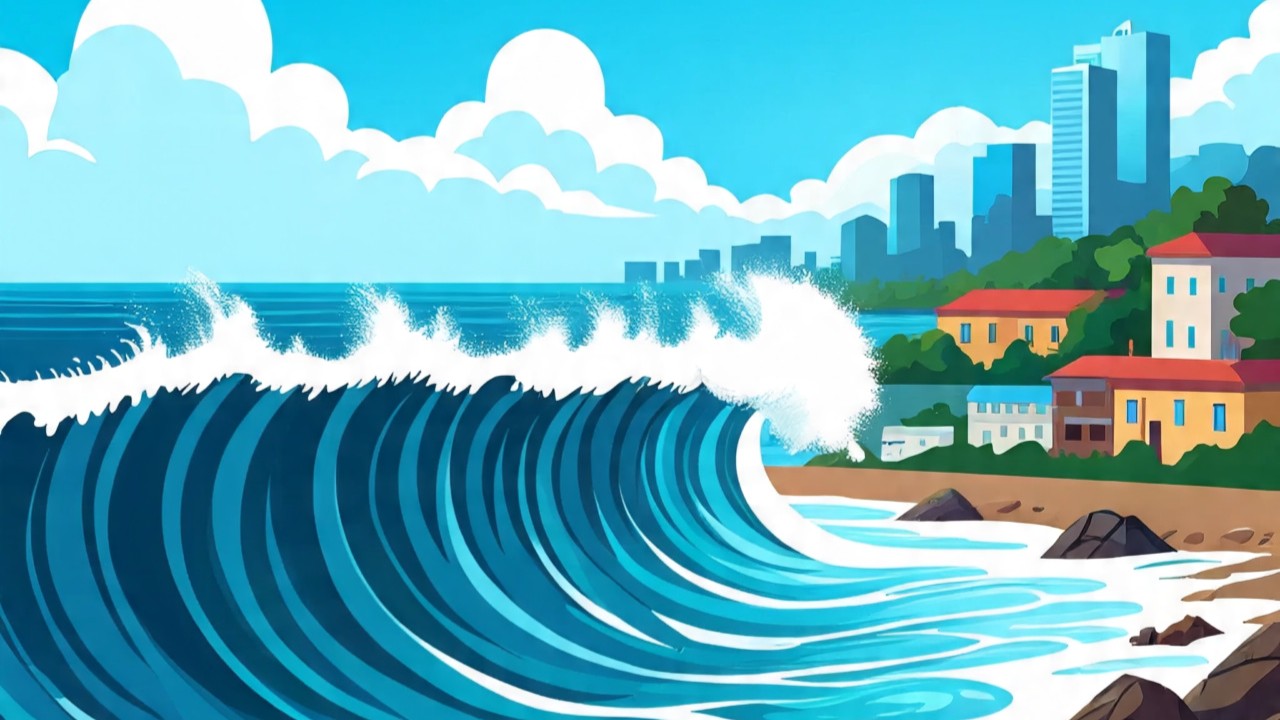 Ilustrasi Tsunami