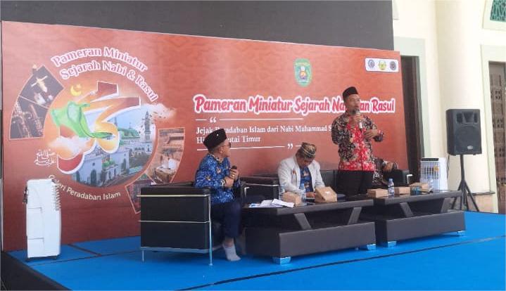 Suasana Seminar Jejak Islam di Kutai Timur di Masjid Agung Al Faruq, Senin (17/11/2025).