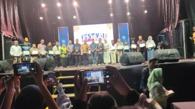 Suasana pembukaan Festival Pesona Budaya Kutim 2025, Jumat (21/11/2025)