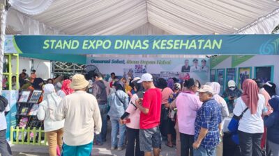 Warga antusias manfaatkan layanan spesialis anak gratis dari Dinkes Kutim dalam peringatan HKN ke-61
